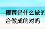 椰蓉是什么做的 椰蓉是椰丝和椰粉混合做成的对吗