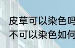 皮草可以染色吗皮草怎么改色 皮草可不可以染色如何改色