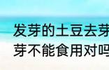 发芽的土豆去芽能吃吗 发芽的土豆去芽不能食用对吗