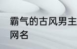 霸气的古风男主名字 适合男生的古风网名